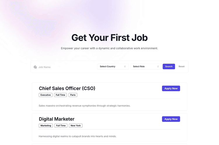 Featured template preview