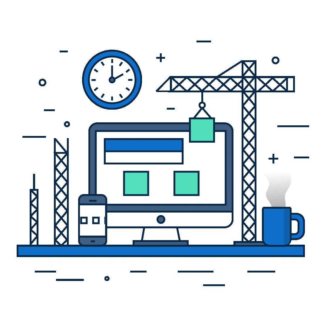 Animated career portal illustration